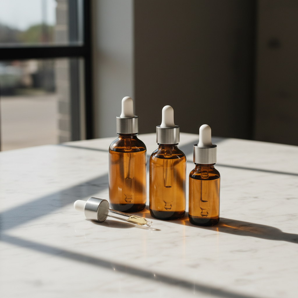 Cold-Pressed Body Oil Quartet — Hero Shot