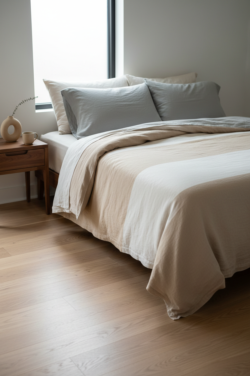 Linen Bedding Suite — Lifestyle Shot